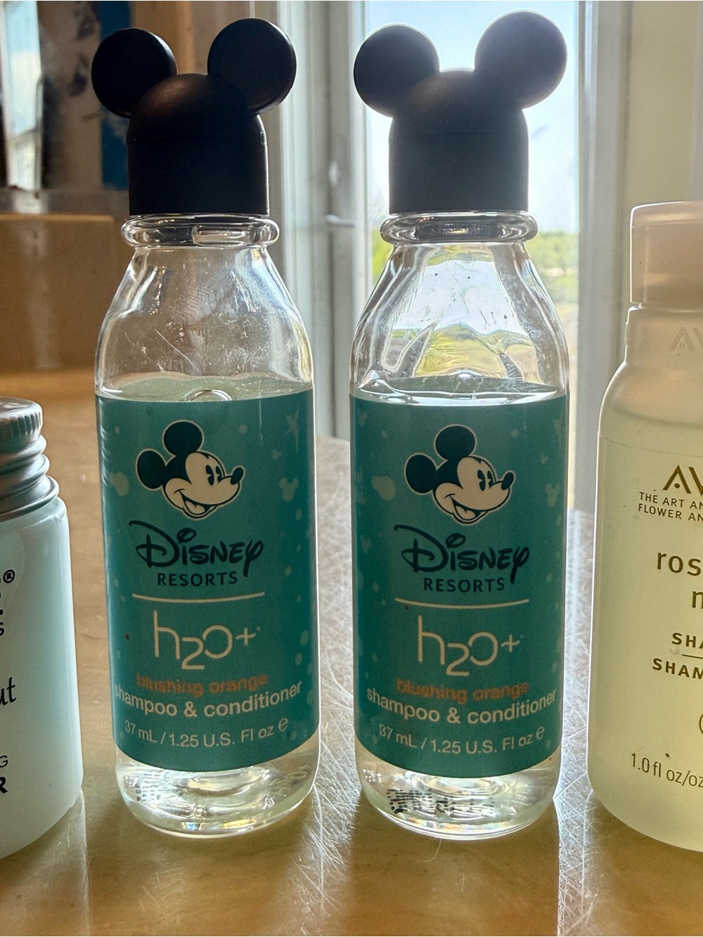 Disney travel shampoo & conditioner + AVEDA Rosemary Mint Shampoo - Picture 3 of 6